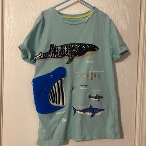 Mini Boden size 11/12 boys shark shirt
